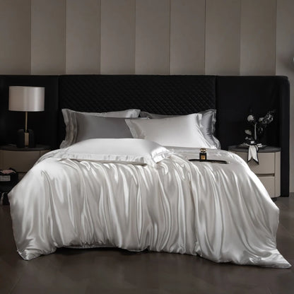 Silk-Feel Bedding Set
