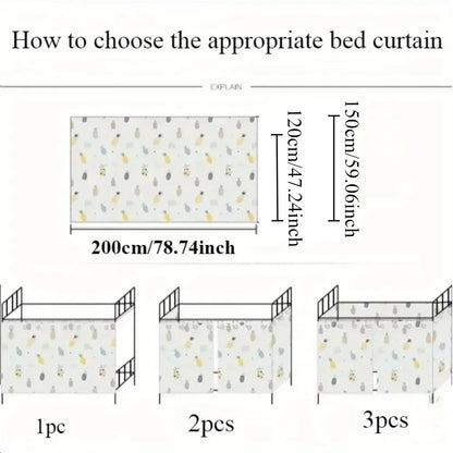 Blackout Bed Curtain for Dorm Beds