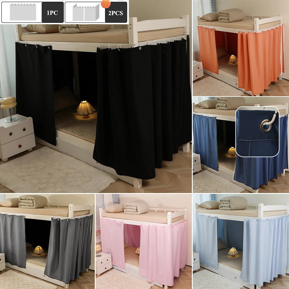 Blackout Bed Curtain for Dorm Beds
