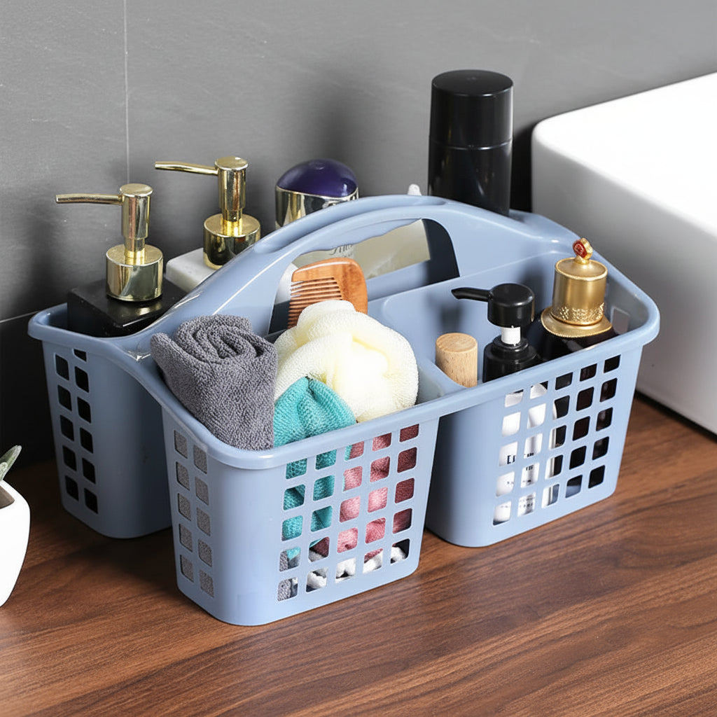 Divided Carry Caddy Basket with Handle