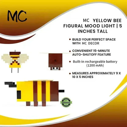 Minecraft Bee LED Night Light
