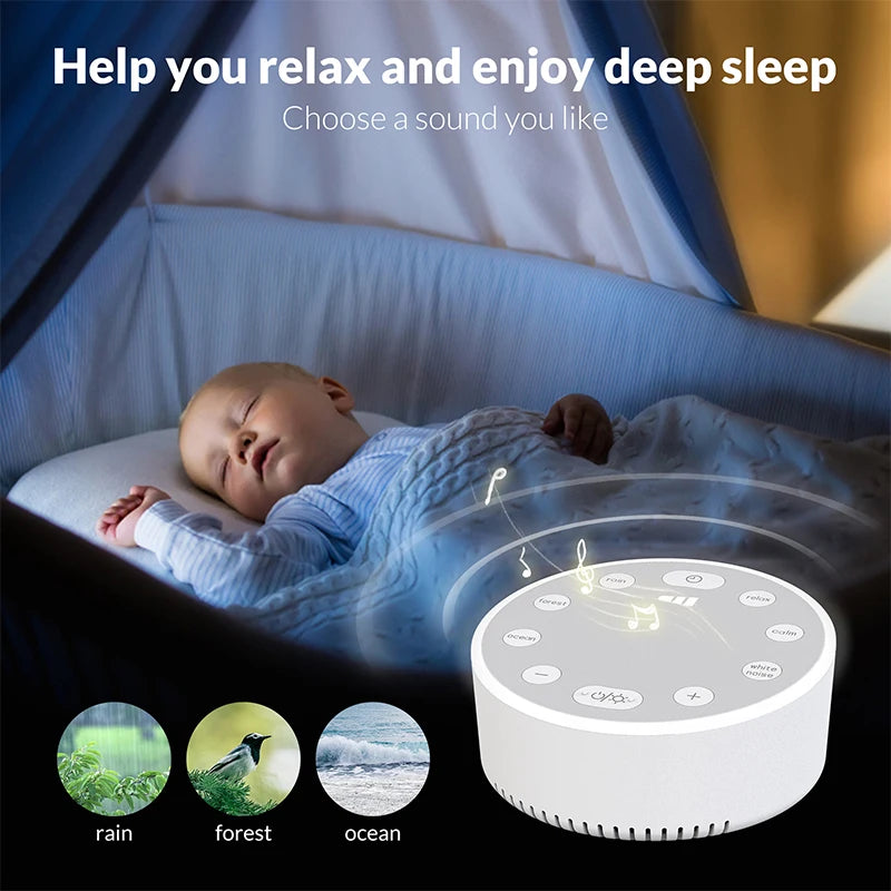 White Noise Speaker with Ambient Light