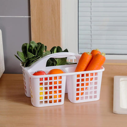 Divided Carry Caddy Basket with Handle