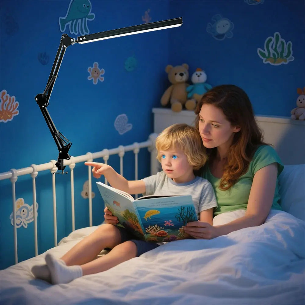 Swing Arm Clamp Desk Lamp