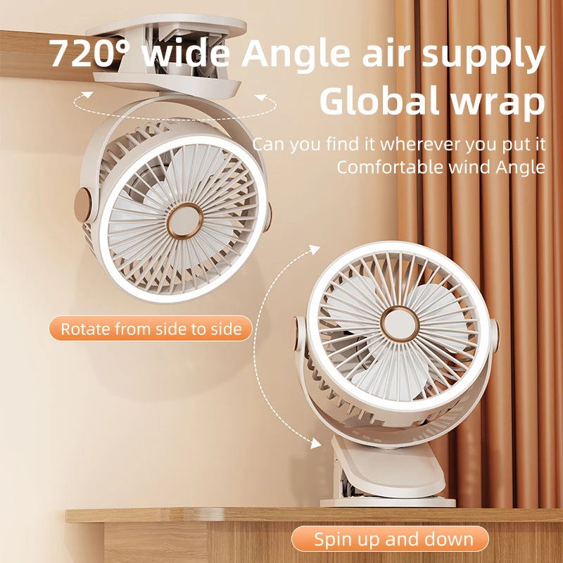 3-in-1 Clip Fan with Turbo Mode