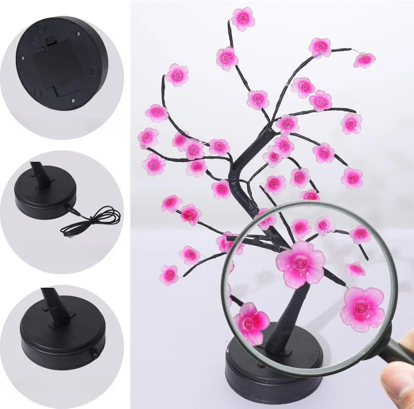 Cherry Blossom Bonsai LED Lamp