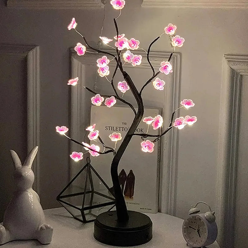 Cherry Blossom Bonsai LED Lamp