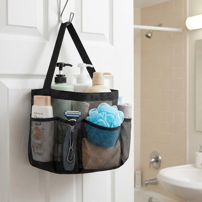 9-Pocket Mesh Shower Caddy Bag