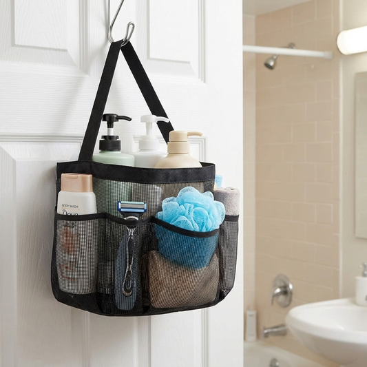 9-Pocket Mesh Shower Caddy Bag