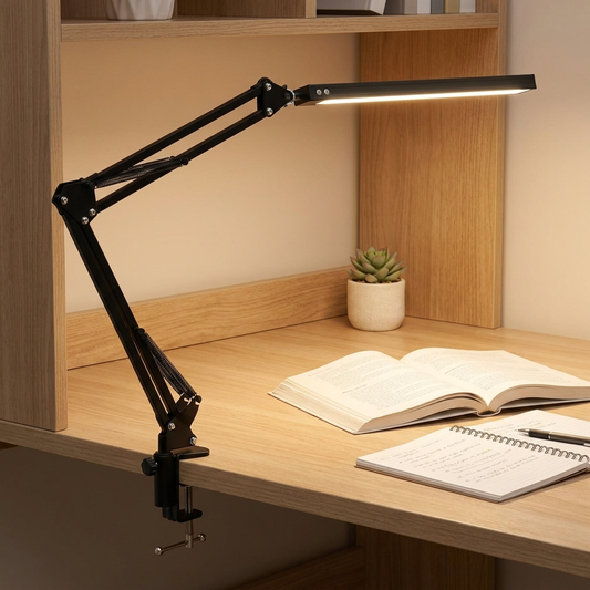 Swing Arm Clamp Desk Lamp